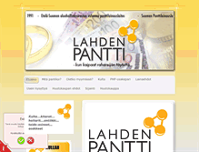 Tablet Screenshot of lahdenpantti.fi